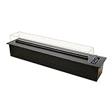 VEXDOSLE 3D-Wasserdampf-Kamin mit Luftbefeuchter, versenkt und Wandmontage, automatischer LCD-Bildschirm, Kamine mit transparenter Windschutzscheibe, geräuscharm, realistische Flamme, 179,8 cm