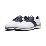 PUMA Herren Avant Golf Shoe, White-Deep Navy-Speed Blue, 47 EU