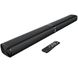 GarageRock 90W Soundbar TV-Lautsprecher, 2-in-1 Abnehmbare TV-Soundbars für Smart TV, 5.0 Bluetooth-Soundbar für TV mit klarem Klang, 3 EQ-Modi, ARC/Optical/Aux/Wandhalterung, Schwarz