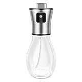Ölsprühflasche – Tragbare Sprühflasche zum Kochen, 200 ml, Glas-Ölspray-Flaschen, Gadgets mit Trichter, nachfüllbar, Olivenölspender zum Grillen, Zuhause, Grillen, Innenbereich, Salat, Outdoor