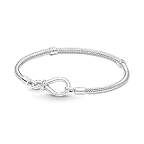 PANDORA Moments Armband Silber mit Unendlichkeits Verschluss 590792C00 590792C00-21 cm