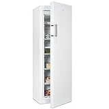 Exquisit Gefrierschrank NoFrost, Tiefkühlschrank groß, 194 Liter, Alarm-Funktion, 4-Sterne-Gefrieren, Schnellgefrieren, LED-Display, GS5271-NF-H-010D weiss
