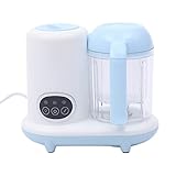220V Babynahrungszubereiter, Babynahrungsprozessor, Mixer und Dampfgarer für pürierte Nahrung, Timing-Funktion, 10000rpm, 250ml Fassungsvermögen, BabyDampfgaren, Mixen, Aufwärmen