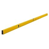 STABILA Wasserwaage Type 70, 200 cm, leichtes Alu-Profil, 1 Horizontal-Libelle, 1 Vertikal-Libelle, Made in Germany