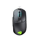 Roccat Kain 200 AIMO RGB Gaming Maus (16.000 Dpi Owl-Eye Sensor, Kabellos, Titan Click Technologie), schwarz