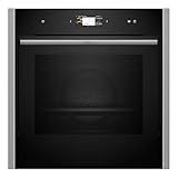 NEFF B64FS31N0, N 90, Einbau-Dampfbackofen, Integrierbarer Backofen 60 x 60cm, Slide&Hide, Full Touch TFT-Display, Favorit, Soft Open & Close, Schwarz