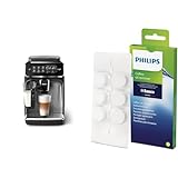 Philips Series 3200 Kaffeevollautomat – LatteGo Milchsystem & CA6704/10 Kaffeefettlöse-Tabletten für Kaffeevollautomaten, Weiß, Einheitsgröße