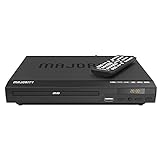 Majority DVD Player für Fernseher mit HDMI, 1080p | Mehrere Verbindungen und mehrere Regionen | USB Wiedergabe mit Fernbedienung | Home DVD Spieler RCA, CD, Video, TV | Nicht Blueray