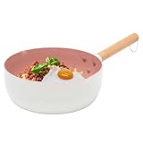 Non -Stick -Bratpfannen - Küchenkochpfanne Mit Holzgriff, Induktionsbasis | Kompakte Pfanne Für Die Zubereitung Von Babynahrungsmitteln, Gasherd Im Freien, Leichte Pfanne Zum Camping, Picknick