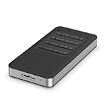 Koolenry M.2 MSATA Hardware Verschlüsselung Hartplattenbox USB3.0 Voller Festplattenverschlüsselungstool -Festplattenbox 2.5 'SATA