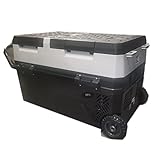 AAOBOSI Kompressor Kühlbox,57L Auto kühlbox mit App-Steuerung, Kühlbox zur Lagerung von Getränken und Lebensmitteln, -20°C - 20°C, Auto kühlschrank für Autos, Wohnungen, Reisen und Partys usw