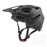 cratoni - MadFlex MIPS RECCO - Fahrradhelm - Black matt - 55-58 cm - Jugendliche Erwachsene - MTB BMX City Cross - inkl. RennMaxe Silikonband