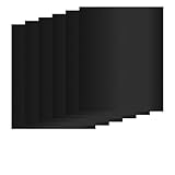 Realjoy 6er Dauerbackfolie für Backofen, 40x33cm Grillmatte für Gasgrill, Backfolie Backpapier Wiederverwendbar Backofenmatte, Backmatte Silikon Backofen für Ofen, Holzkohle und Gas