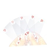 VANZACK wasserdichte Pokerkarten Aus Kunststoff Kreative Transparente Spielkarten Für Wassersport Und Outdoor Aktivitäten Decks Im Standardgröße