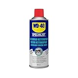 WD-40 Specialist Motorrad Kettenspray | 400ml | Lang anhaltende Schmierung | Schnell trocknend & abschleuderfest | Für O-, X-, Z-Ring-Ketten | Korrosionsschutz | Ideal für trockene Bedingungen