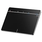 Kabelloses Bluetooth-Trackpad für Windows 10/11, 3-in-1-Konnektivitätsmodi, unterstützt Multi-Touch-Gesten, hochpräzise Steuerung für PC & Laptop (Schwarz)