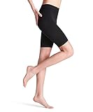 FALKE Damen Oberschenkel-Shapewear Cellulite Control W PA Blickdicht gegen Cellulite 1 Stück, Schwarz (Black 3009), M-L