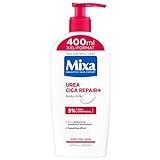 Mixa Body Milk für sehr trockene und rissige Haut, Regenerierende Bodylotion gegen Juckreiz, Mit Urea und Panthenol, Urea Cica Repair +, 400 ml