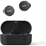 Denon PerL Pro Premium True Wireless In-Ear-Kopfhörer, personalisiertes Klangprofil mit Masimo AAT, Geräuschunterdrückung, Wasserbeständigkeit, Integrierte Mikrofone - Schwarz