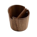 Kaffee Ausklopfbox Rutschfester Kaffeemühlen Abfallbehälter Mit Abnehmbarer Klopfstange Rückstandsbox Kaffee Werkzeuge Café Zubehörbox Holz Ausklopfbox Für Kaffee Manuelle Kaffeemühle Auswurfbox