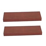 SOLUSTRE 2 Stück Küchenmessergriff Hackmesser Cutter Holzwaagen DIY Holzmaterial Für Griff Cuttergriff Ersatzwaagen Cutterzubehör Schneidwerkzeug Griff Griffwaagen Holz Kaffee
