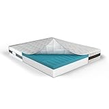 MUUN - Matratze Doppelbett 180x200 cm, Höhe 30 cm, aus Memory Foam, Hypoallergen, Isoliert die Bewegung, Geringer Pflegeaufwand, 20 Jahre Garantie, Modell IRIS