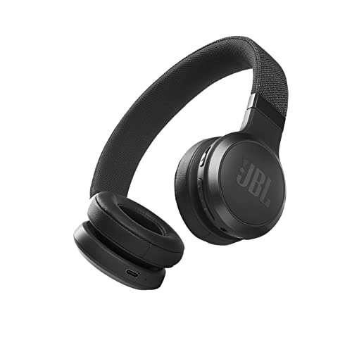JBL Live 460NC kabelloser On-Ear Bluetooth-Kopfhörer in Schwarz – Mit Noise-Cancelling und Sprachassistent – Für bis zu 50 Stunden Musikgenuss