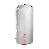 Tatonka Packbeutel Dry Sack 80l - Wasserdichter Packsack mit Rollverschluss und Steckschließe - Aus recyceltem Polyester - 80 Liter Volumen (grau)