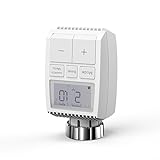 Puupaa Smart Heizkörperthermostat, Smart Heizungsthermostat mit App-Funktion, für Zigbee Thermostat benötigt Zigbee Gateway, kompatibel mit Smart Life & Tuya