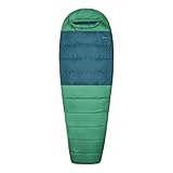 Marmot Lost Coast 30 Long, Mumienschlafsack für Erwachsene, Entendaunen mit über 600er Bauschkraft, leicht und warm, leicht zu packen, 198 cm, geeignet bis -21 °C