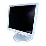 SIMPLETEK Monitor Display 101750 LCD 17' 4:3 PC VGA VESA 75 DVR mit weißen Lautsprechern | Mit Standfuß, VGA-Kabel und Stromversorgung enthalten (überholt)
