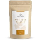 Bio Chaga Pilz Brocken - Wildsammlung aus Finnland - Für Chaga Tee in Bio-Qualität - Naturbelassen, unbehandelt und frei von Schadstoffen - 100 g