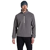 Craghoppers Belton Herren-Fleecejacke mit halbem Reißverschluss, Dunkles Bügeln, XXL