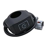 Lenkerlichtschalter Scheinwerfer Kill Schalter wasserdichtes Universal für x160 x260 kompatibel mit Motorradleuchten der X S -Serie(White)