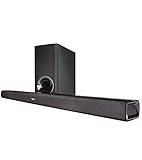 Denon DHTS-316BKE2 Soundbar mit Wireless Subwoofer (HDMI mit ARC, Opitcal, Bluetooth, Dolby und DTS Decoder) Schwarz