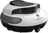 POOLPURE Poolroboter, 5000mah-Akku, 120min Leistungsstarke Reinigung, Kabelloser Poolsauger Akku, Automatisches Parken, LED-Anzeigen, IPX8 Wasserdicht, Ideal für Pools 90 m²