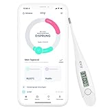 Ovy® Basalthermometer zur Zykluskontrolle I Eisprung-Messgerät zur Berechnung fruchtbarer Tage bei Kinderwunsch I App mit Datenspeicherung auf deutschem Server