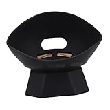 Luxshiny Desktop-Ständer Desktop-Lautsprecherständer Lautsprecherpultständer Regallautsprecherständer Sprecher Steht Kleiner Lautsprecherständer Kieselgel Black
