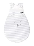 Set ALVI Baby Mäxchen Außensack Schlafsack & Windel Blaubär | Ganzjahresschlafsack mitwachsend | Leichter Babyschlafsack mitwachsend | Kinderschlafsack TOG 2,5 bis 3,0 | Schlafsack Sommer Winter