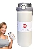 Trinkflasche aus Edelstahl, Vakuum-Thermosflasche, auslaufsicher, für Fitnessstudio, Reisen, Laufen, Outdoor, Angeln, Schule, Training, Kinder, Transfers