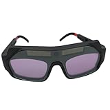 szaluyk Schweißsicherheitsbrille - Automatische Verdunkelungsbrille Mit Wahrer Farbe | Anti-Blend-Brillen Für MIG, ARC, TIG, Plasma, Labor, Bau, Holzbearbeitung, Außenschweißen