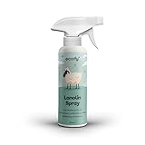 eco:fy Lanolin-Spray, flüssiges Wollfett als Spray zum Nachfetten von Wollkleidung, Wollhosen und Wollschuhen, pestizidfrei und von Bio-Schafen, schnelle Wollpflege (250 ml)