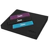 ALPIDEX Balance Pad Balancekissen Fitnessbänder Stabilität Koordination Verbessertes Gleichgewicht Kissen Rutschfest Wackelkissen Balancegerät, Farbe:Black, Größe:48x40x6 cm
