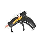 CCZRD Drahtlose Lithium-Batterie-Heißklebepistole, Tragbares Anti-Leckage-/Verbrühungs-USB-Lade-Mini-Silikon-Klebepistolen-Reparaturwerkzeug(Black)