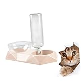 Hemobllo Futternapf Für Katzen Katzennäpfe Schüsseln Für Haustiere Futterautomat Für Haustiere Futternapf Für Haustiere Doppelter Hundenapf Katzennapfständer Rosa