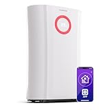 Klarstein DryFy Pro Connect 20L Luftentfeuchter, WiFi App Steuerung, 20L/Tag, 4L Tank, Timer, Elektrisch, Raumgröße 20-30m², Smarter Luftentfeuchter, Tragbar, Automatische Abschaltung, Weiß