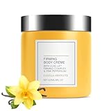 GNHG Straffende Körpercreme Für Frauen,Feuchtigkeitscreme Mit,Anti-Aging Body Lotion Für Beine,Arme & Bauch,Feuchtigkeitsspendende Cellulite Creme (Vanilla)