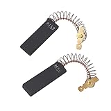 GRIRIW 2 Stück Kohlenstoffbürste Motor Teile Stichworte Waschbürste Bürste Für Waschmaschine Waschmaschinenbürste Black