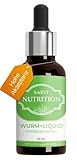 Saint Nutrition® Wurm+ Liquid Vegan, Flüssige Wurmkur & natürliche Entwurmung - besonders zu empfehlen für den Hund und die Katze - für Katzen und Hunde - 50ml