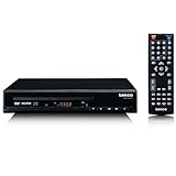 Lenco DVD-120 DVD-Player - HDMI und SCART Anschluss - USB Wiedergabe - MP3,MPG,MPEG4,AVI - Audio und Video Out - Fernbedienung -Schwarz, DVD-120BK, Kompakt